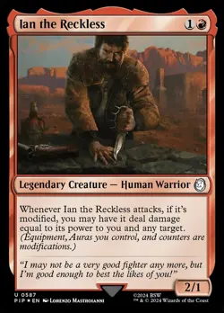1 x Ian the Reckless - Surge Foil - Universes Beyond: Fallout - NM-Mint - MTG - Image 1