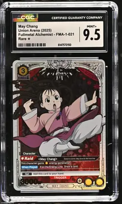 Union Arena GRADED May Chang 021 FMA R⭐ 9.5 CGC ENGLISH - Image 1