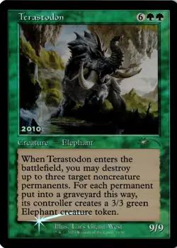 Terastodon NM/M* FOIL RETRO PROMO 30th ENGLISH 18/30 mtg -UnltdCards - Image 1