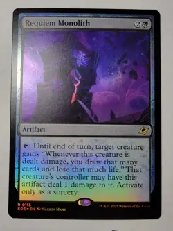 Requiem Monolith -Foil- Edge of Eternities Rare Artifact EOE 113 mtg NM/M - Image 1