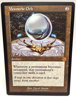 MTG Mesmeric Orb Mythic Artifact Brothers War Retro Frame 31 - 205 - Image 1