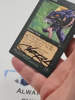 Basal Thrull SIGNED CHRISTOPHER RUSH GEN 3 MTG Fallen Empires #M *CCGHouse* - Image 5