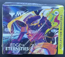 MTG EDGE OF ETERNITIES COLLECTOR BOOSTER BOX FACTORY SEALED (SMALL TEAR👀) - Image 1