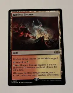 MTG Restless Bivouac - Wilds of Eldraine NM - Image 1