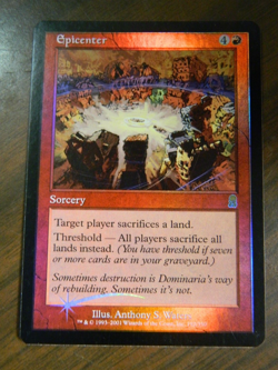 MTG FOIL Odyssey Foil Rare Epicenter #192 of 350 Excellent Condition - Image 1