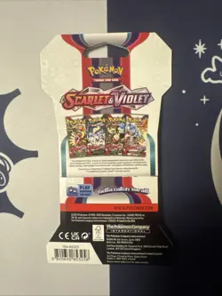 Pokemon TCG One Sleeved Booster Pack Scarlet and Violet Base Set - Image 2