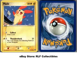 2005 Pokemon, EX Emerald, #39/106 Plusle, Uncommon - Image 1