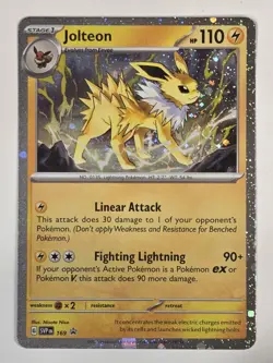 Jolteon (Cosmos Holo) 169 Holo Rare Scarlet & Violet Promo Pokemon Holo NM Promo - Image 2