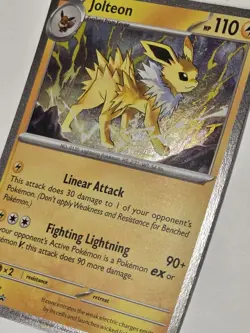 Jolteon (Cosmos Holo) 169 Holo Rare Scarlet & Violet Promo Pokemon Holo NM Promo - Image 4