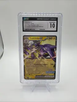 Toxtricity EX SVP 215 Illustration Contest Promo Pokemon TCG CGC GEM MINT 10 - Image 1