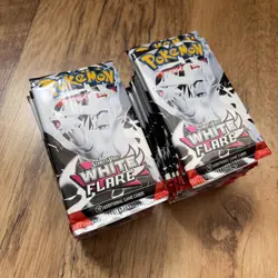 Pokemon White Flare 36 Packs Booster Box OPENED No Hits Holos Reverse Bulk A - Image 2