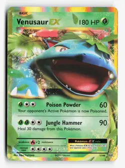 Venusaur EX 1/108 XY Evolutions Pokemon TCG Ultra Rare Near Mint NM - Image 1