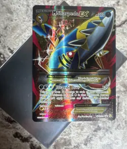 The Pokemon Company M Sharpedo EX Mega Holo 27/100 XY 210 HP ENG - Image 1