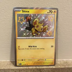 Shinx 135/091 - SV: Paldean Fates Shiny Rare - Pokemon TCG 2024 - NM - Image 1
