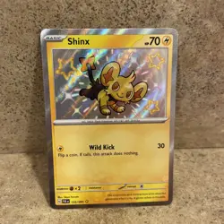 Shinx 135/091 - SV: Paldean Fates Shiny Rare - Pokemon TCG 2024 - NM - Image 2