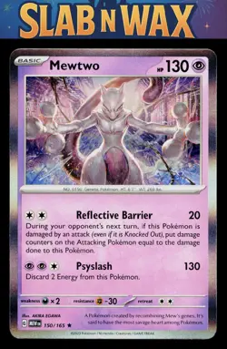 Pokemon tcg SV: Scarlet & Violet 151 Mewtwo #150/165 - Image 1