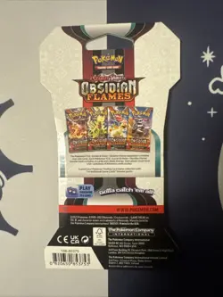 Pokemon TCG Scarlet & Violet Obsidian Flames Sleeved Booster Pack - Image 2
