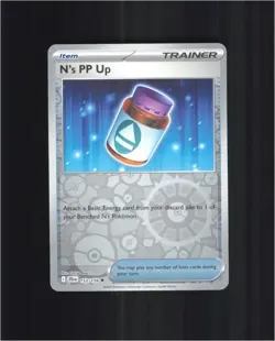 N's PP Up 153/159 Uncommon Journey Together Pokemon Reverse Holo Near Mint - Image 1