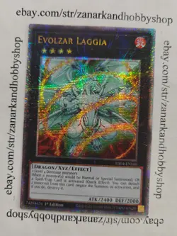 YuGiOh Evolzar Laggia RA04-EN160 Quarter Century Secret Rare - Image 1