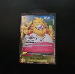 One Piece CCG Nekomamushi OP06-110 Regionals 2024 Winner Promo Foil - Image 1