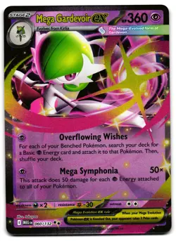 Mega Gardevoir ex 060/132 - Mega Evolution Double Rare Pokemon TCG - NM Card - Image 1