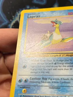 Lapras 25/62 Fossil Unlimited - Non Holo Rare - WOTC Pokemon Card LP - - Image 3