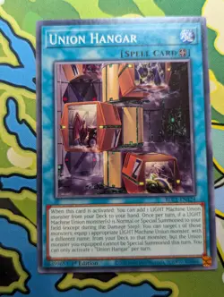 Union Hangar BLC1-EN124 1st Edition YuGiOh TCG Card - Image 1