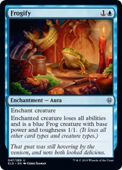 4x Frogify NM-Mint, English Throne of Eldraine MTG Magic - Image 1