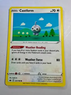Pokemon - Castform - 121/198 - Chilling Reign - NM/M - Image 1