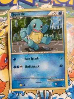 Squirtle 63/95 Common HGSS Unleashed Pokemon TCG - Image 1