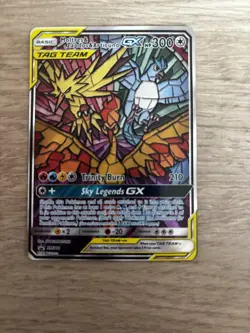 Pokemon TCG Moltres/Zapdos/Articuno GX SM210 Hidden Fates Promo - Image 1
