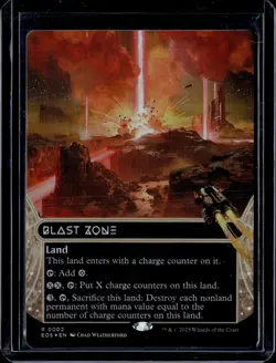 Blast Zone - 2 - Foil - EOS - NM - MTG Magic the Gathering - Image 1