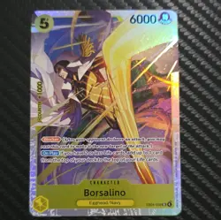 Bandai One Piece Borsalino EB04-058 SR Alt Art Foil Character 6000 Power - Image 1