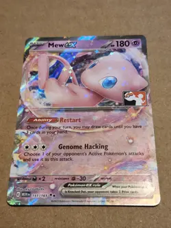 Mew ex 151/165 Prize Pack Series Cards Stamped Play Holo SV 151 NM - Image 1