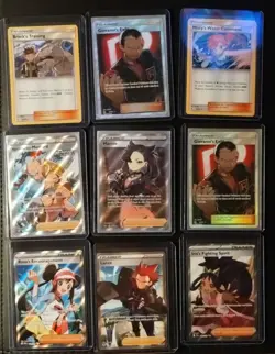 Nintendo Pokemon TCG 24-Card Lot Foil Full Art Trainer Gallery/Hidden Fates - Image 2