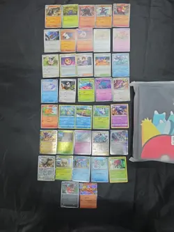 Pokemon Card Binder Holds 400 cards. And 37 Pokemon Cards Included - Image 2