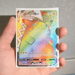 Pikachu VMAX Secret Rare Rainbow 188/185 Vivid Voltage Holo 310HP Pokemon Card - Image 1