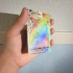 Pikachu VMAX Secret Rare Rainbow 188/185 Vivid Voltage Holo 310HP Pokemon Card - Image 3