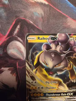 Raikou GX SM121 Promo Holo Ultra Rare Pokemon Card Sun & Moon - Image 3