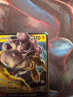 Raikou GX SM121 Promo Holo Ultra Rare Pokemon Card Sun & Moon - Image 4