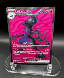 Salazzle EX 101/088 POR: Stage 1 Rare Regular Pokemon TCG Card HP 260 ATK 100 - Image 1