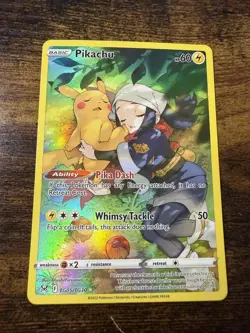 Pikachu TG05/TG30 Lost Origin Trainer Gallery NM Ultra Rare Pokemon Card - Image 1