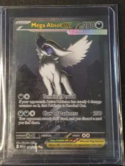 Pokemon Mega Evolution Holo Card Absol EX Sir 180/132 ME01 Mint Condition - Image 1