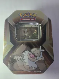 Pokemon Trading Card Game Triple Whammy Tin Slaking Vigoroth Slakoth 2024 Metal - Image 1