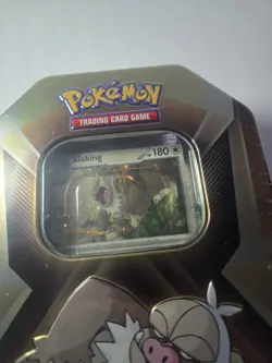 Pokemon Trading Card Game Triple Whammy Tin Slaking Vigoroth Slakoth 2024 Metal - Image 3