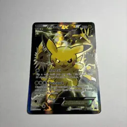 Pikachu EX XY124 XY Black Star Promo 2016 Full Art Holo Pokemon Card TCG - Image 1
