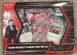 Pokemon TCG Cards Team Rocket's Mewtwo Ex Box New Factory Sealed - Image 1