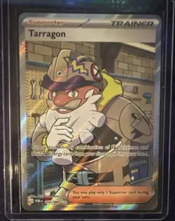 Pokemon Tarragon 076/088 POR Trainer-Supporter Full Art Holo Rare Card - Image 1