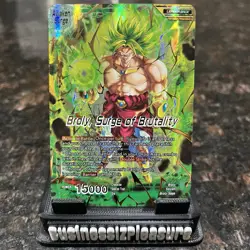 Broly Surge of Brutality GOLD STAMP Foil Dragon Ball Super Card Game | NM - Image 1