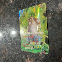 Broly Surge of Brutality GOLD STAMP Foil Dragon Ball Super Card Game | NM - Image 2